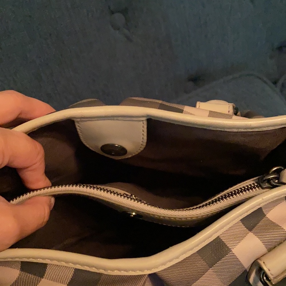 Multi tan colored satchel purse . No returns - Picture 2 of 6